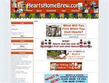 Tablet Screenshot of heartshomebrew.com